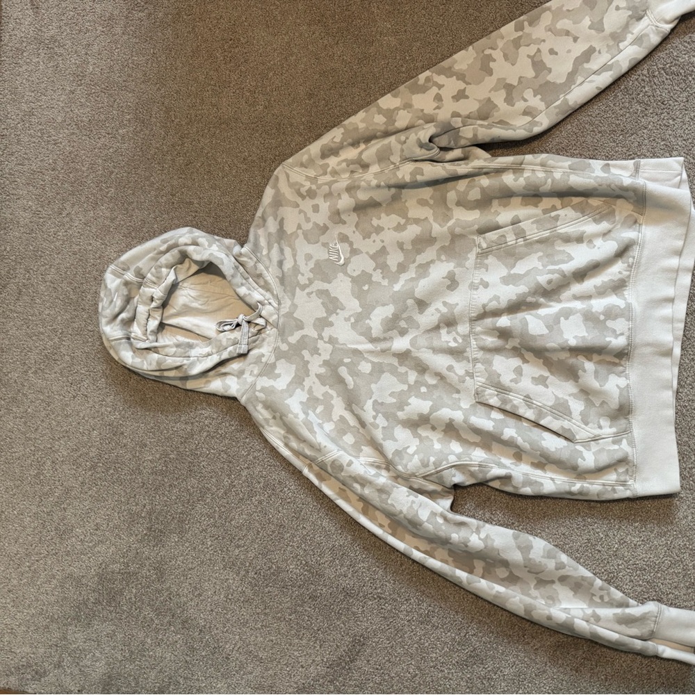 Nike Gray Camo Hoodie